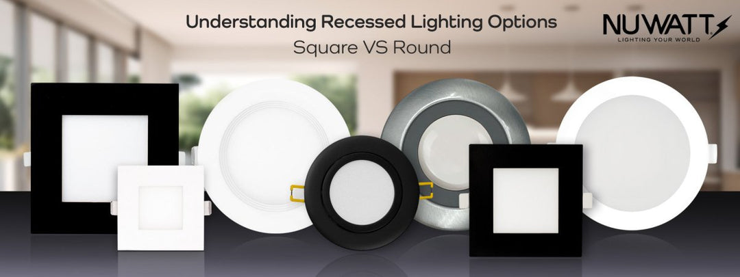 Understanding Recessed Lighting Options: Square vs. Round